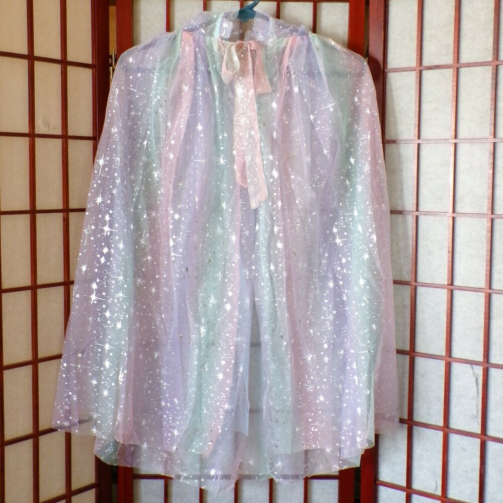Girls Hooded PRINCESS CAPE Costume Dress Up PRICE IS FIRM - Picture 12 of 13